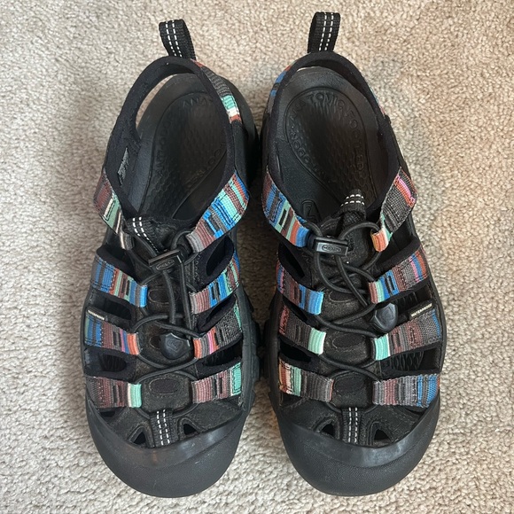 Keen Women's Newport H2 Sandals in Raya Black Multicolor 7.5 - Picture 1 of 8